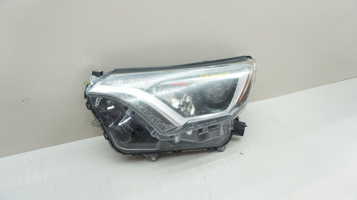 2016-2018 TOYOTA RAV4 SUV FRONT LEFT DRIVER SIDE HEADLIGHT LAMP HALOGEN OEM