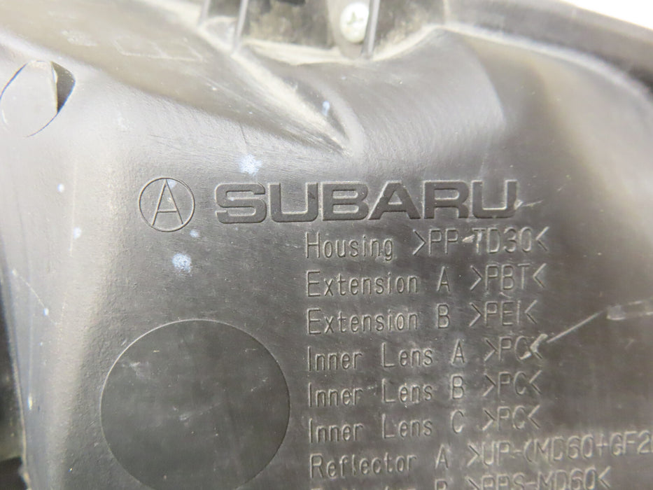 2015 2016 2017 SUBARU OUTBACK FRONT LEFT DRIVER SIDE HEADLIGHT HALOGEN W/LED OEM