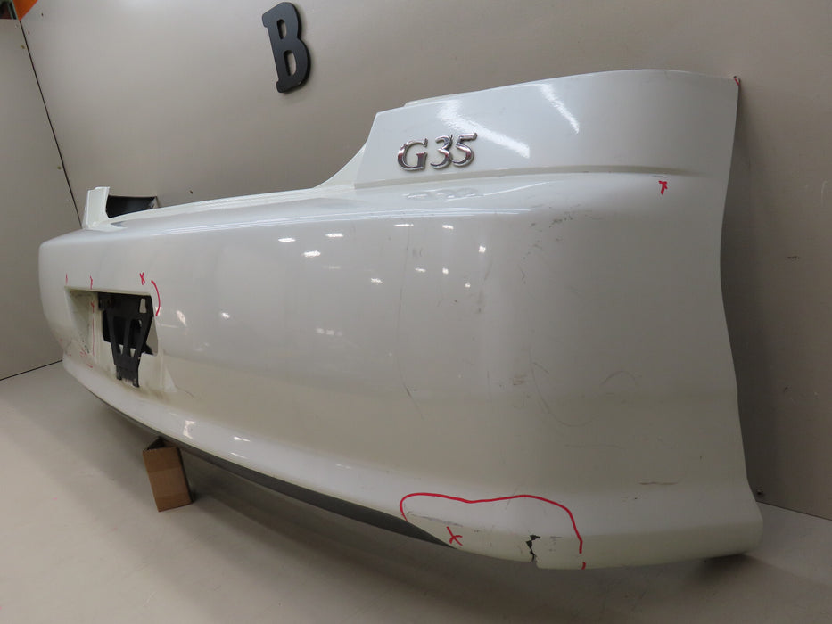 2005 2006 INFINITI G35 REAR BUMPER COVER OEM
