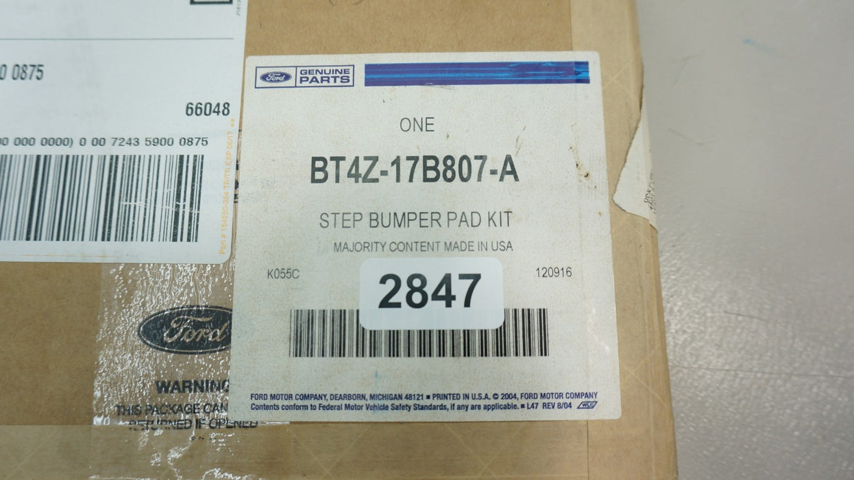 2011-2014 FORD EDGE REAR BUMPER PROTECTOR APPLIQUE OEM BT4Z-17B807-A
