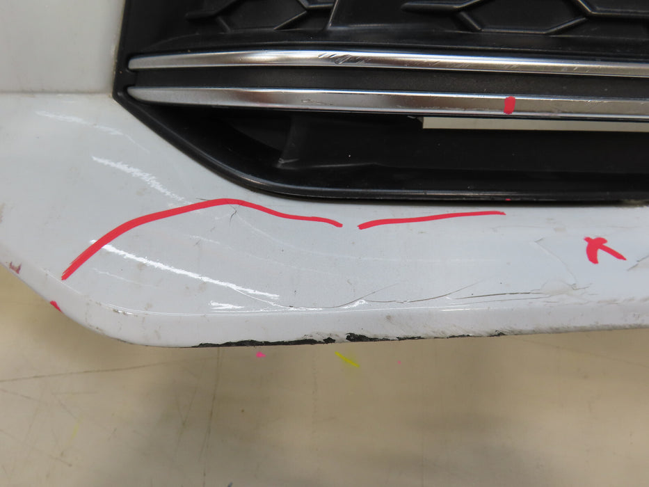 2017 2018 2019 AUDI A4 B9 S-LINE FRONT BUMPER COVER OEM 8W0807437