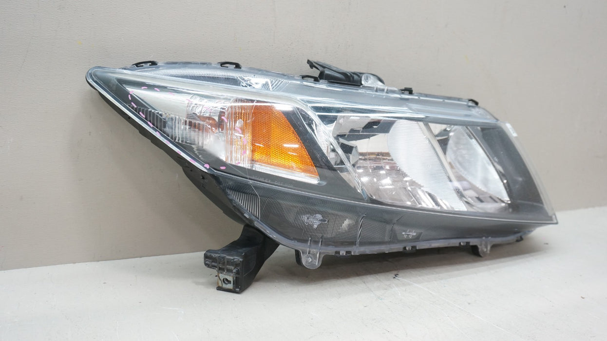 2013-2015 HONDA CIVIC FRONT RIGHT PASSENGER SIDE HALOGEN HEADLIGHT