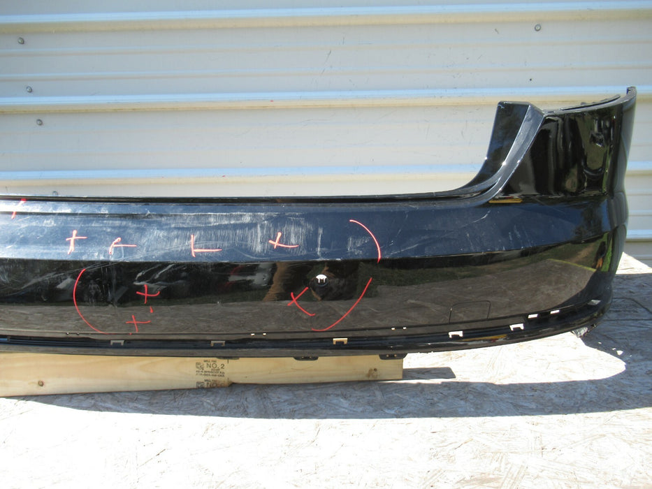 2017 - 2019 AUDI A4 S-LINE REAR BUMPER COVER PANEL W/ PARKING SENSOR HOLES OEM