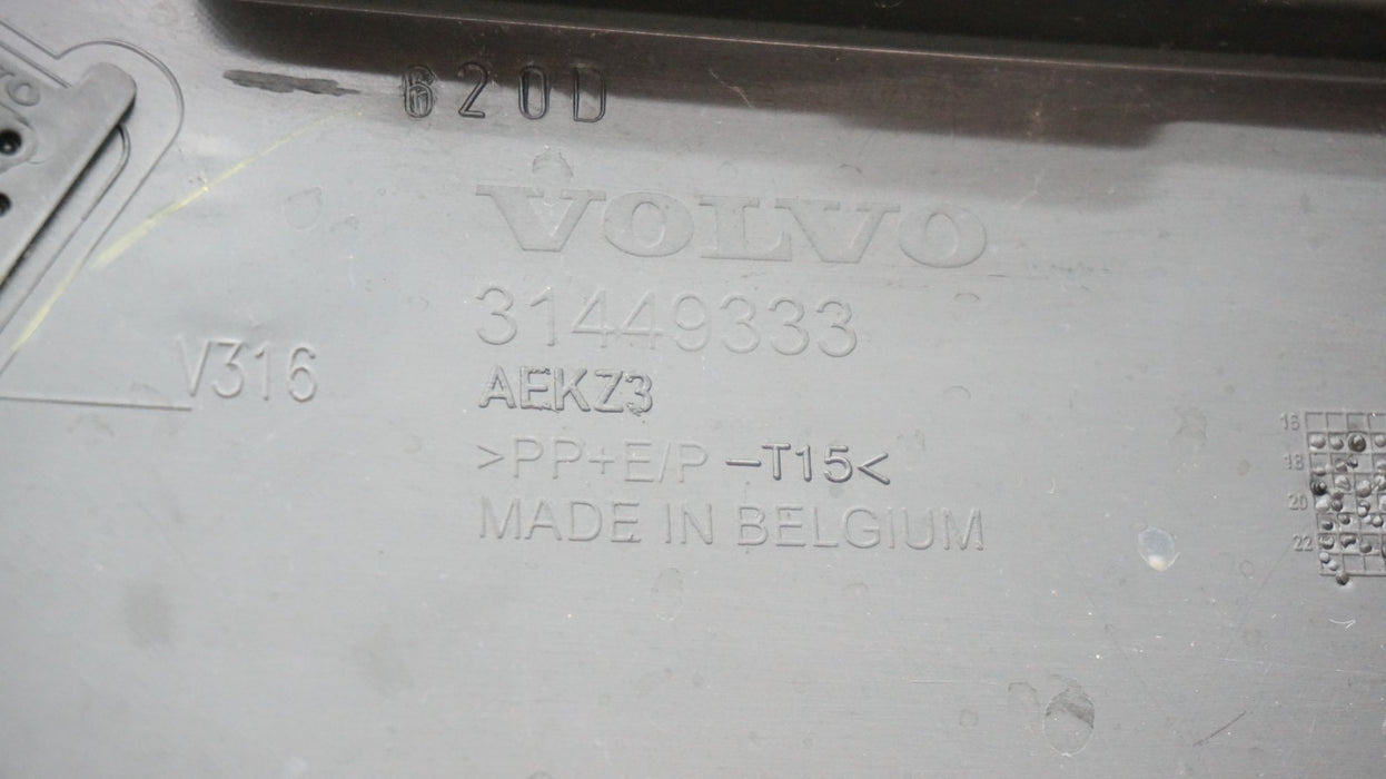 2018-2020 VOLVO XC40 REAR LOWER BUMPER COVER VALANCE PANEL OEM 31449333