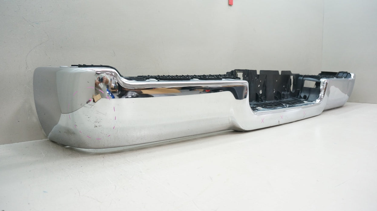 2019-2024 DODGE RAM 2500 3500 REAR CHROME METAL BUMEPR COVER 68576316AA OEM