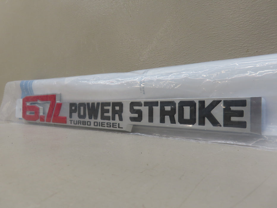 2023 2024 FORD F-250 F-350 6.7L POWERSTROKE FRONT DOOR NAMEPLATE EMBLEM OEM