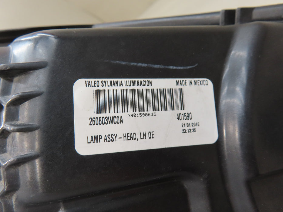 2014-2016 NISSAN VERSA NOTE FRONT RIGHT PASSENGER HEADLIGHT HALOGEN OEM 9373