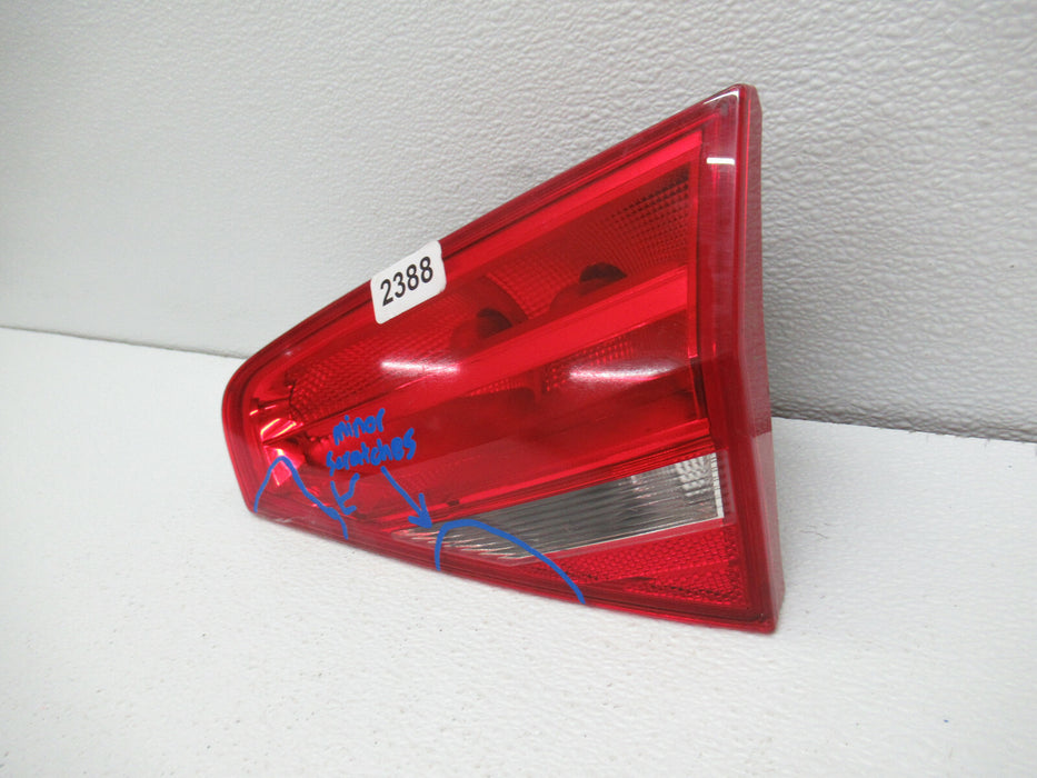 2009 2010 2011 2012 Audi A4 B8 Tail Light lamp Inner Passenger RH 8K5 945 094