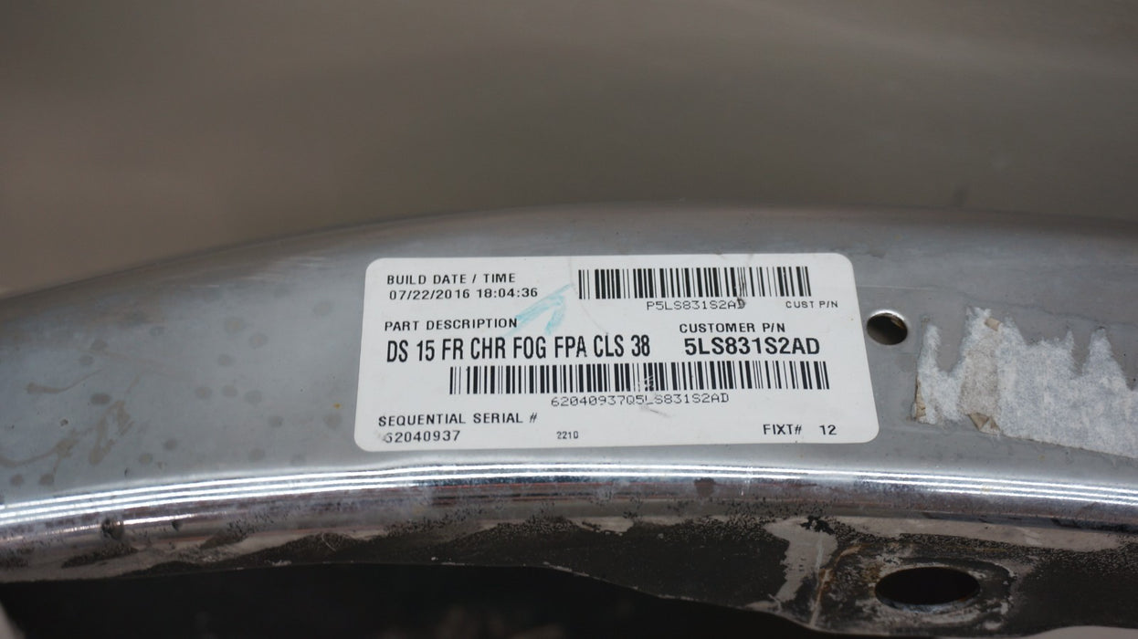 2013-2018 DODGE RAM 1500 PICKUP FRONT METAL BUMPER COVER PANEL OEM 5LS831S2AD