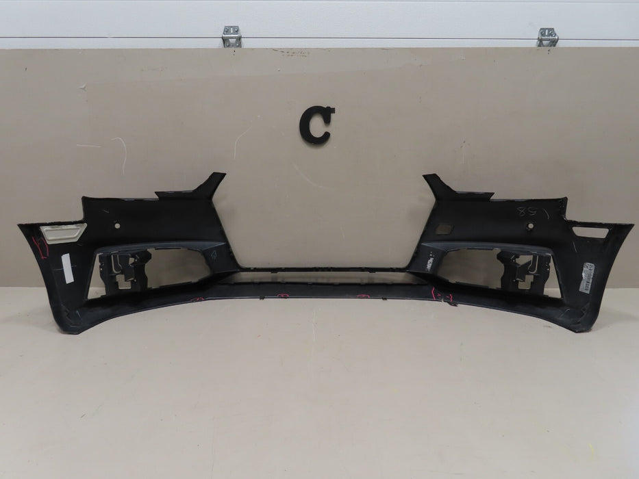 2017-2019 AUDI A4 4DR SEDAN S-LINE FRONT BUMPER COVER PANEL OEM 8W0807437F