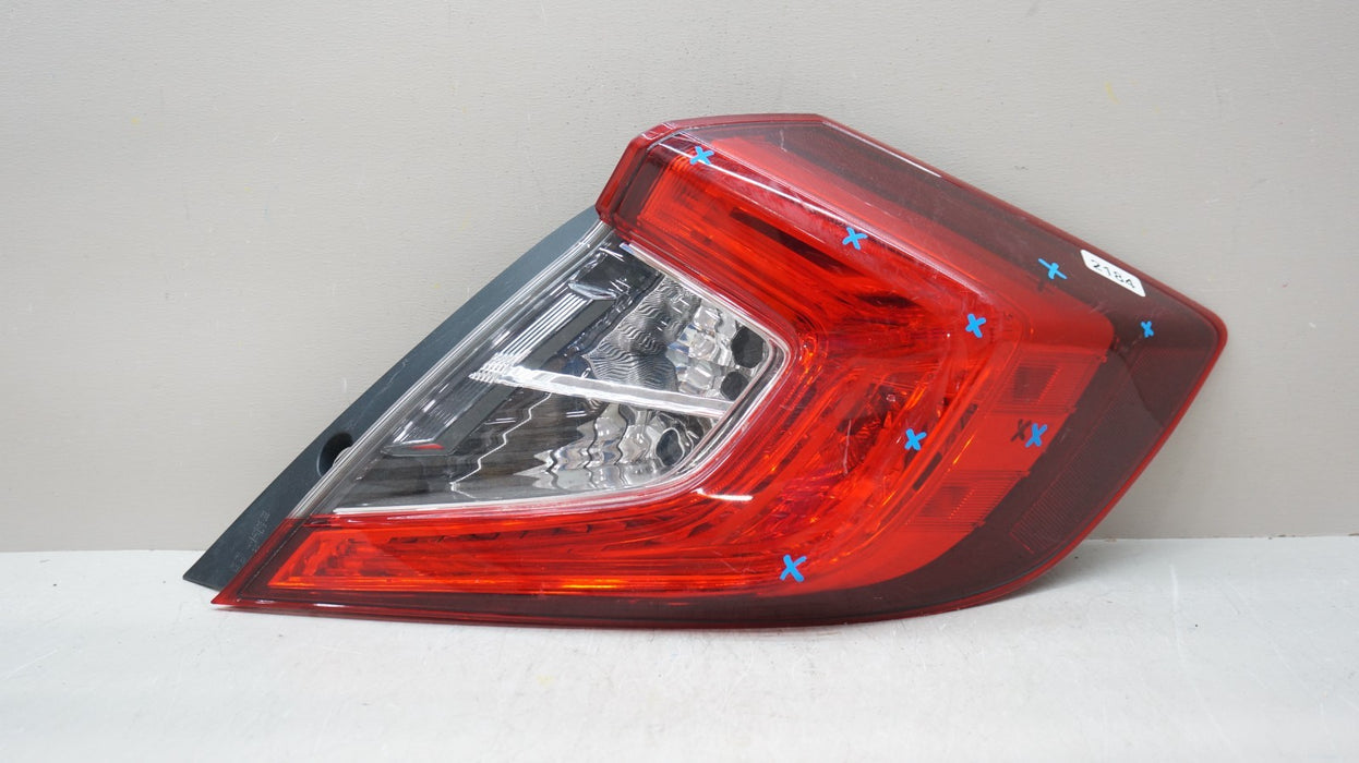 2016-2021 HONDA CIVIC REAR RIGHT PASSENGER SIDE OUTER TAIL LIGHT OEM