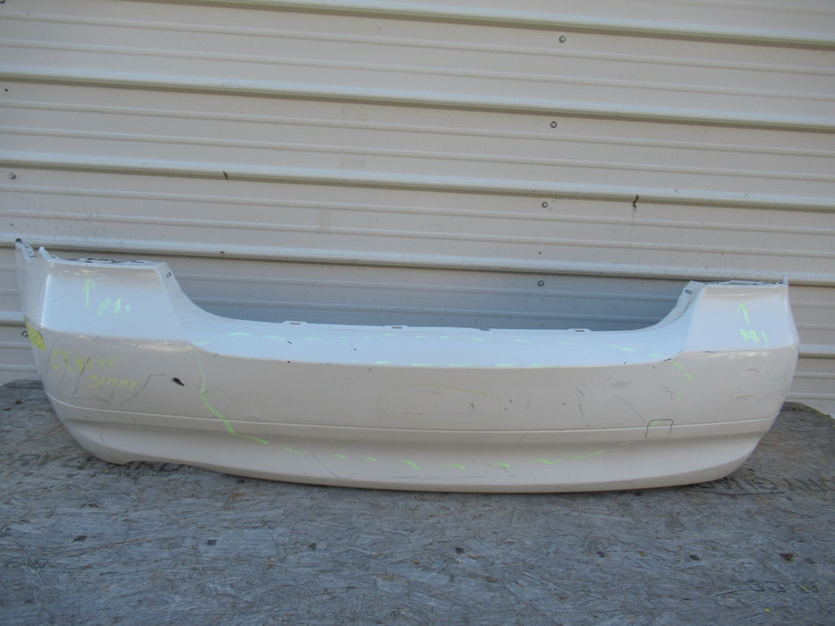 2006 - 2008 BMW 328I 335I E90 REAR BUMPER COVER PANEL WHITE PLASTIC FACTORY OEM