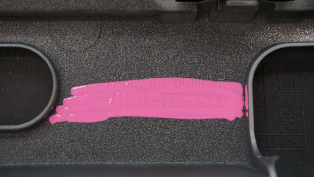 2017-2020 ACURA MDX REAR BUMPER COVER PANEL OEM 71501TZ5A000