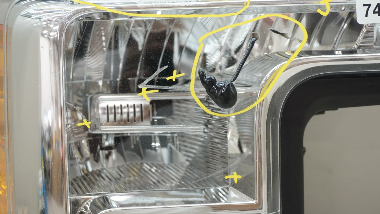 2017-2019 FORD F-250 F-350 FRONT RIGHT PASSENGER SIDE HEADLIGHT LED OEM 17 18 19