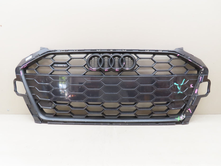 2020-2022 AUDI A4 QUATTRO FRONT BUMPER GRILLE GRILL W/ EMBLEM OEM 8W0853651DT
