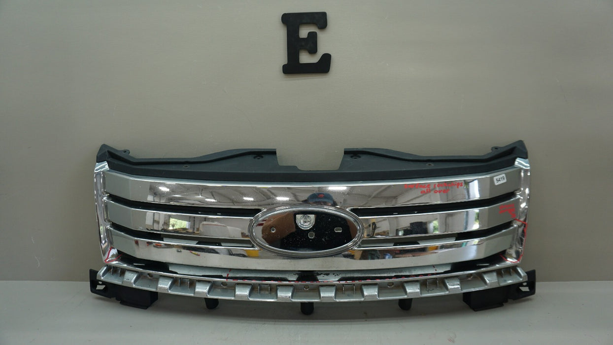 2007-2010 FORD EDGE FRONT BUMPER UPPER GRILL GRILLE OEM 7T43-8A164-AEW