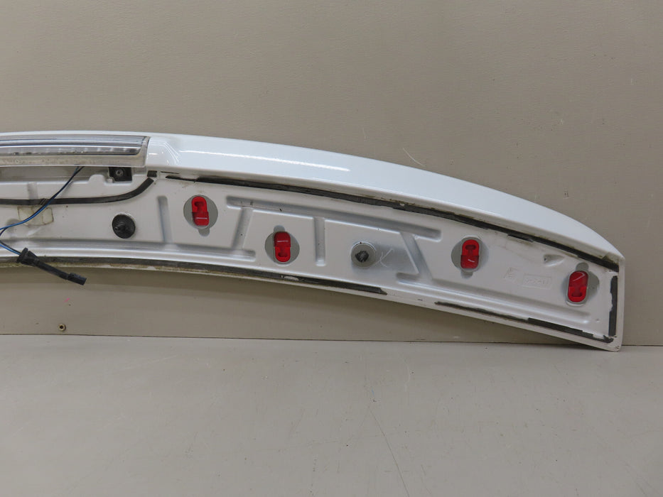 2012-2014 SUBARU LEGACY REAR WHITE TRUNK SPOILER OEM E721SAJ010
