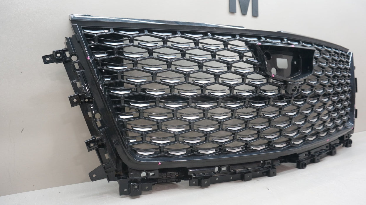 2025-2026 CADILLAC ESCALADE OEM BLACK CHROME HONEYCOMB FRONT GRILLE BEH35978