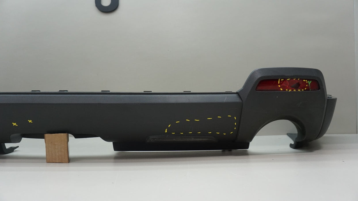 2010-2015 GMC TERRAIN W DUAL EXHAUST REAR LOWER BUMPER COVER VALANCE 25880094