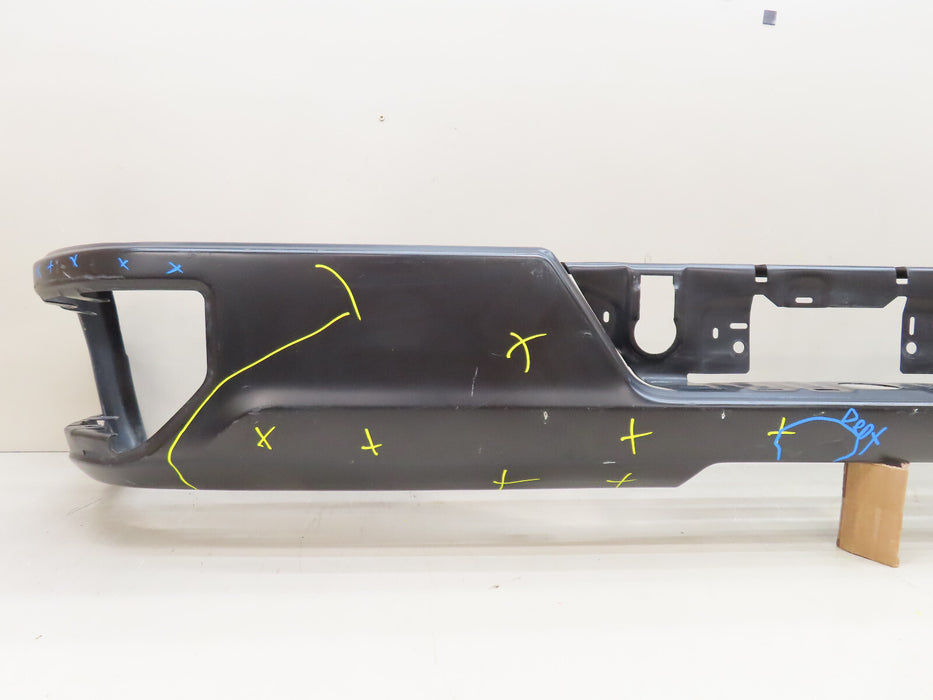 2019-2024 GMC SIERRA CHEVROLET SILVERADO 2500 3500 REAR BUMPER METAL OEM