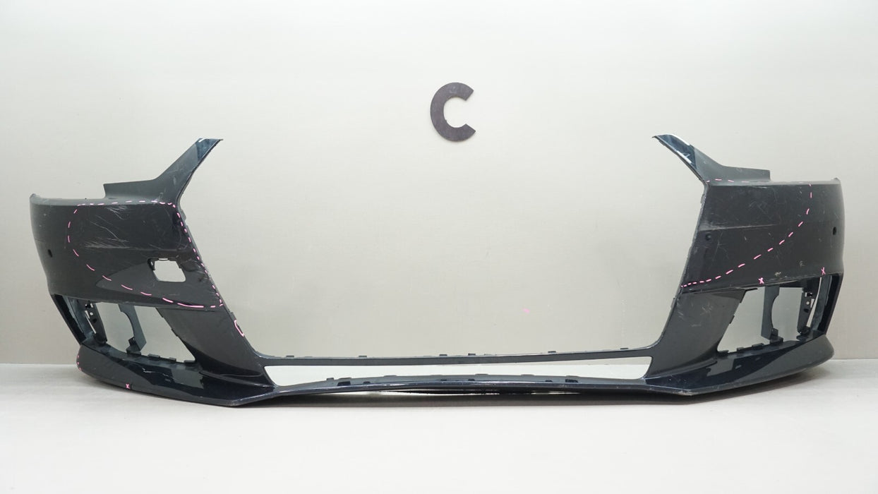 2017-2019 AUDI A4 S4 FRONT BUMPER COVER PANEL OEM 8W0807437
