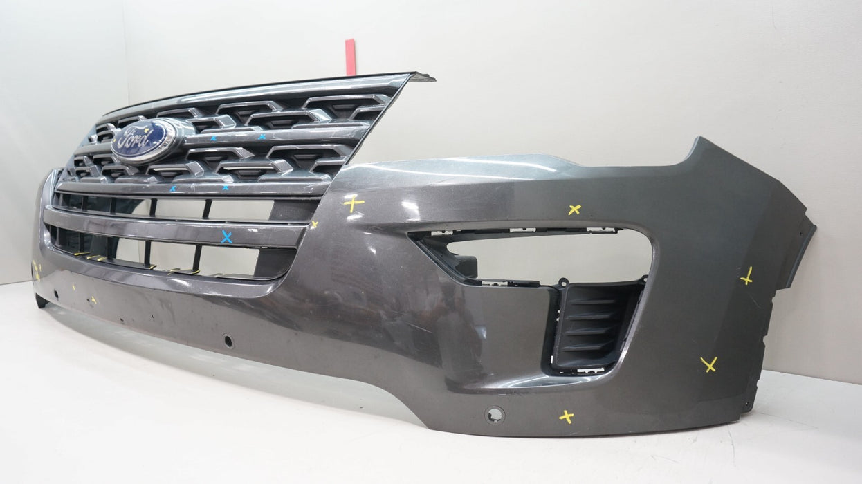 2018-2019 FORD EXPLORER FRONT BUMPER COVER WITH GRILLE OEM JB53-17C831