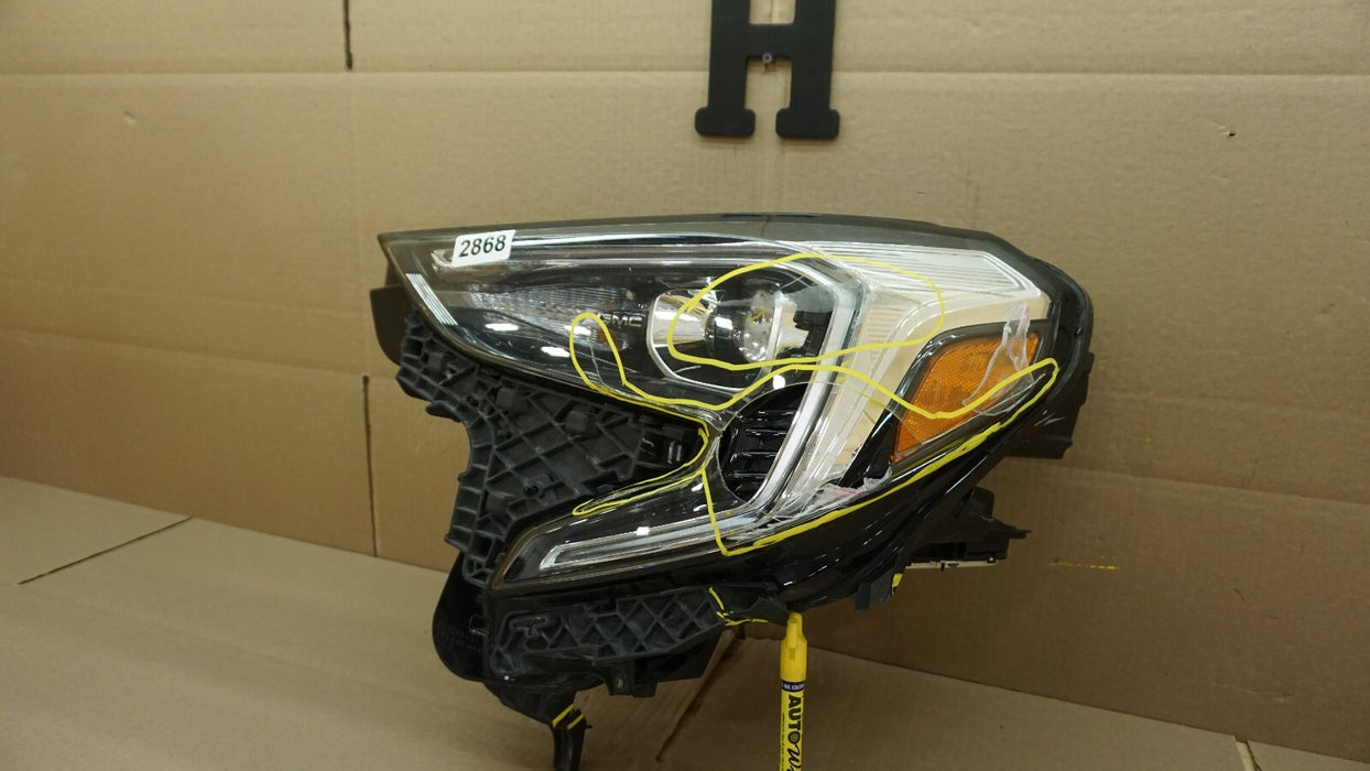 2018-2021 GMC TERRAIN XENON HID LEFT DRIVER SIDE HEADLIGHT LED OEM 84355670