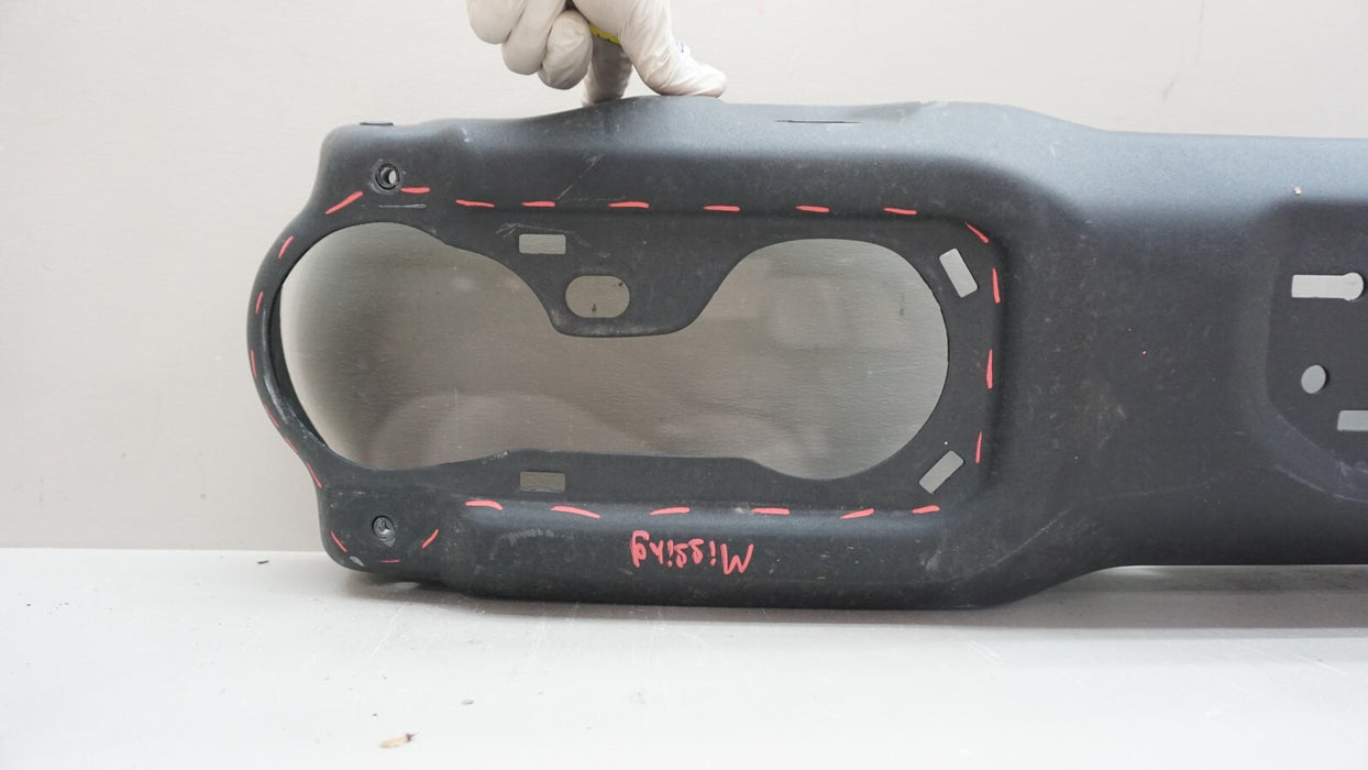 2018-2023 JEEP WRANGLER JL GLADIATOR JT FRONT BUMPER COVER OEM 68293891AB