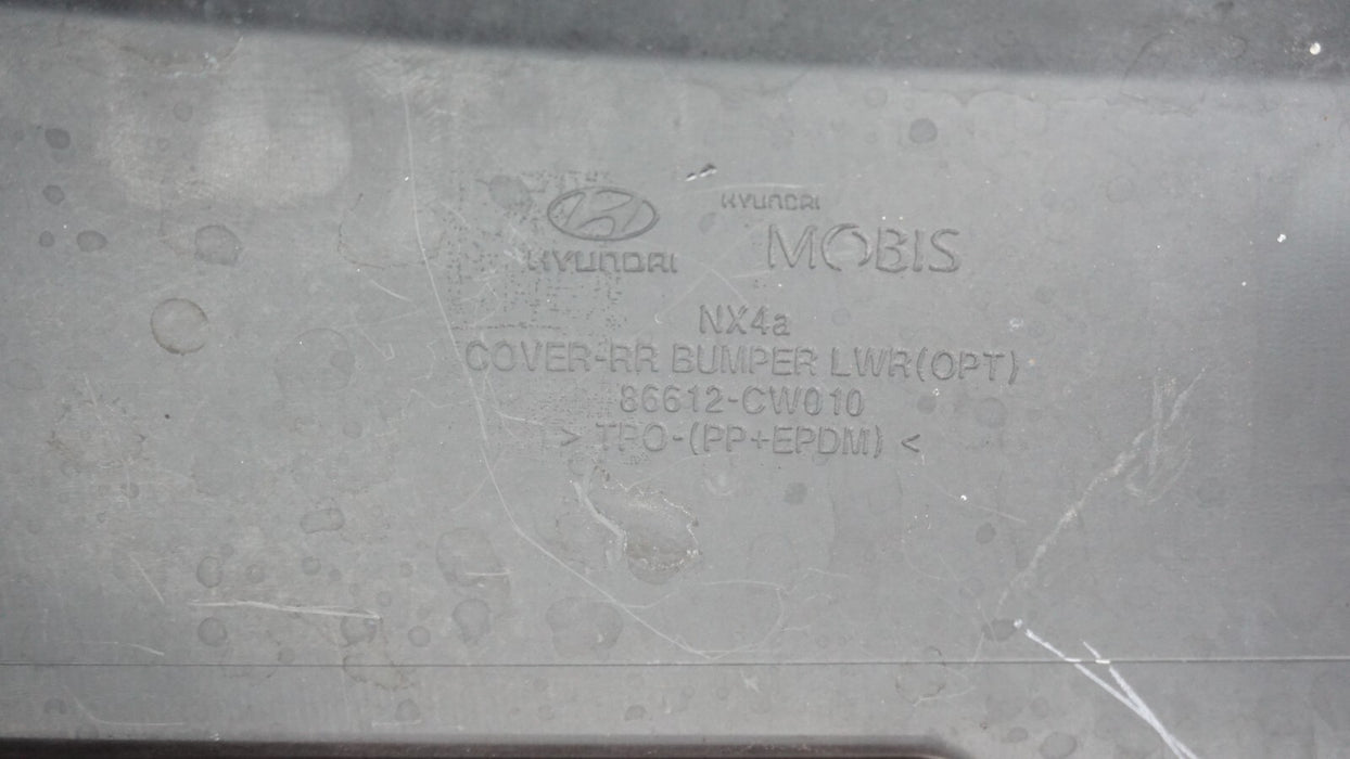 2022-2023 HYUNDAI TUCSON REAR BUMPER COVER PANEL OEM 86612CW010