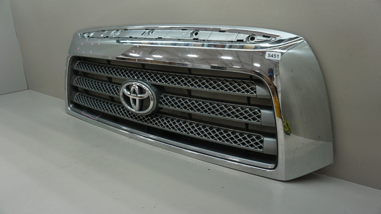2007-2009 TOYOTA TUNDRA FRONT BUMPER GRILLE GRILL W/ EMBLEM OEM 53100-0C150