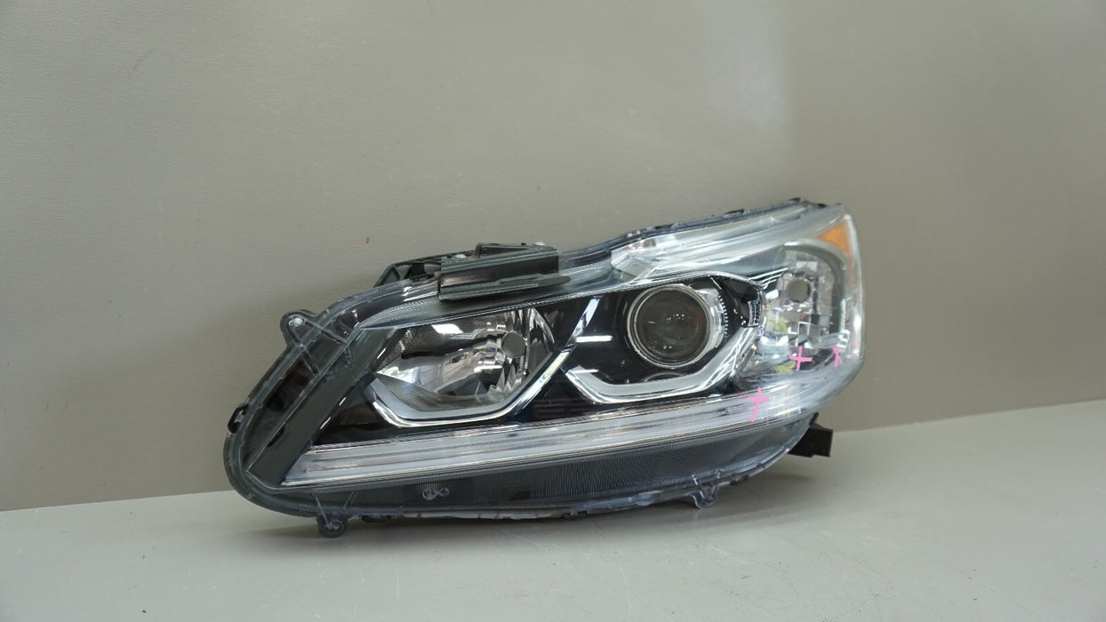 2016-2017 HONDA ACCORD SEDAN FRONT LEFT DRIVER SIDE HEADLIGHT LAMP HALOGEN OEM
