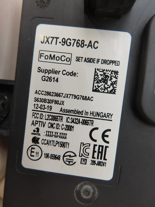 2018-2020 FORD FOCUS MK4 ADAPTIVE CRUISE CONTROL MODULE OEM JX7T-9G768-AC