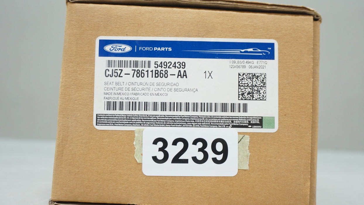 2013-2019 FORD ESCAPE REAR PASSENGER SIDE SEAT BELT ASSEMBLY OEM CJ5Z-78611B68-A