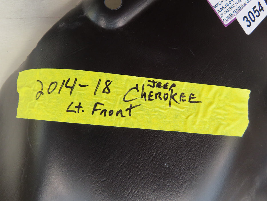 2014 2015 2016 2017 2018 JEEP CHEROKEE FRONT LEFT DRIVER INNER FENDER LINER OEM