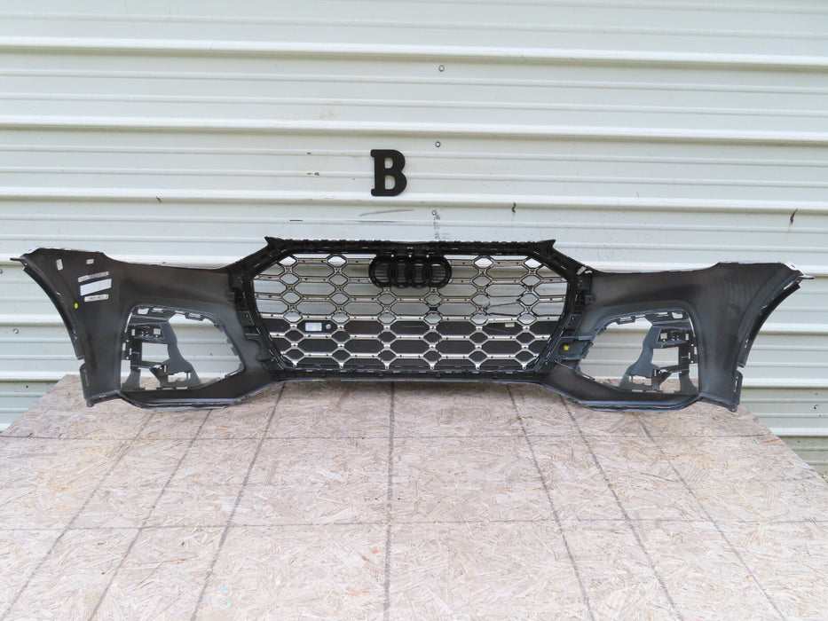 2021-2022 AUDI Q5 SUV FRONT BUMPER COVER W/ GRILLE GRILL EMBLEM OEM 80A807437P
