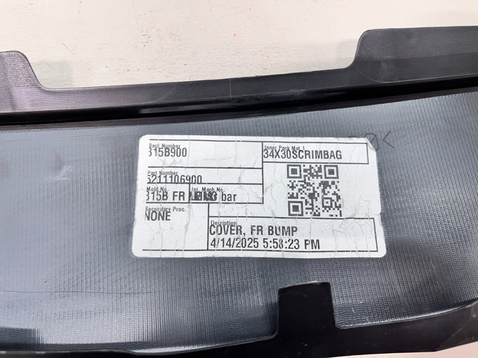 2021-2023 TOYOTA CAMRY LE XLE FRONT BUMPER UPPER GRILLE COVER OEM 5211106900