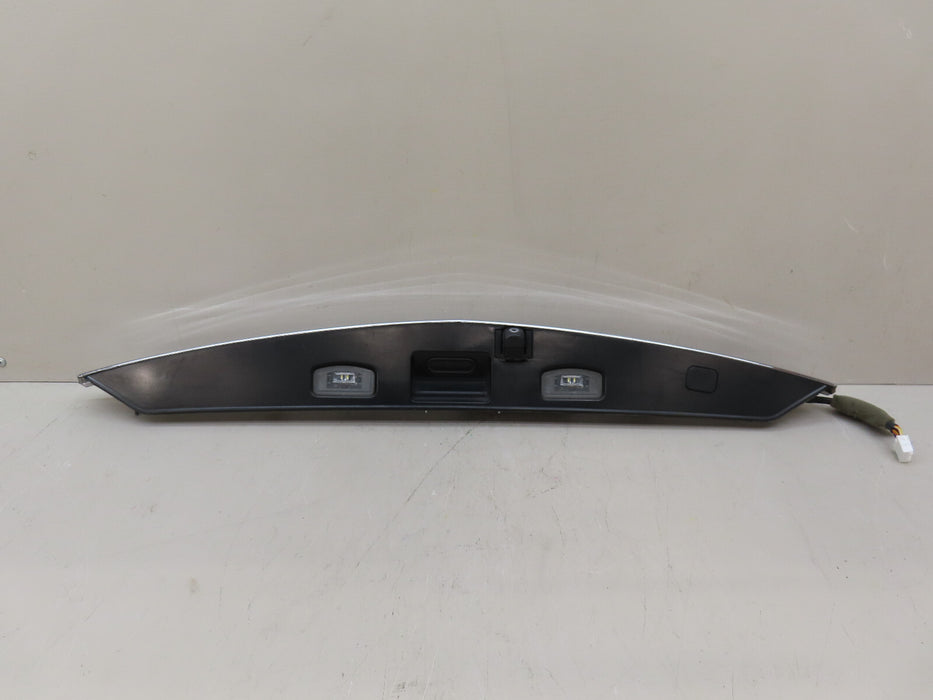 2014-2018 ACURA MDX TRUNK LID HANDLE LICENSE PLATE TRIM CAMERA OEM 7890-TZ5-A010