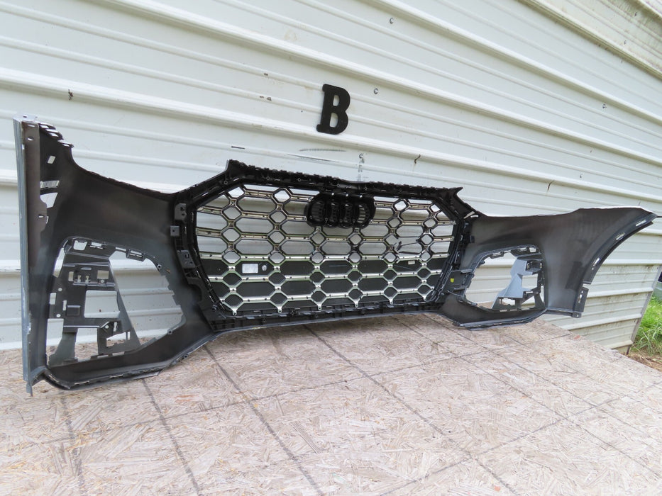 2021-2022 AUDI Q5 SUV FRONT BUMPER COVER W/ GRILLE GRILL EMBLEM OEM 80A807437P