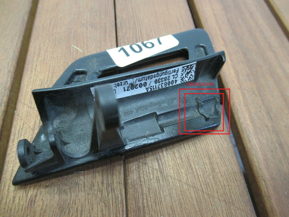 2014 LAMBORGHINI GALLARDO FRONT LEFT SIDE INTERIOR DOOR HANDLE CARBON TRIM OEM