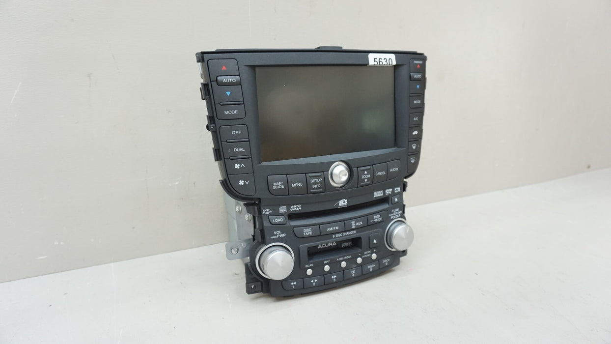 2007-2008 ACURA TL AM FM RADIO PLAYER NAVIGATION CLIMATE SCREEN OEM 39050-SEP-A3