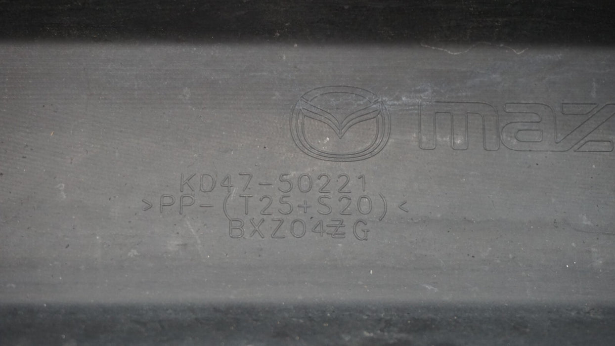 2013-2016 MAZDA CX-5 REAR BUMPER COVER PANEL OEM KD47-50221