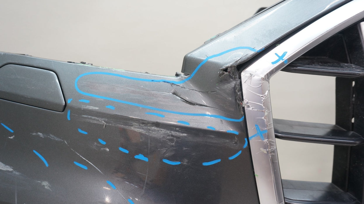 2020-2022 AUDI Q7 FRONT BUMPER COVER PANEL WITH GRILLE OEM
