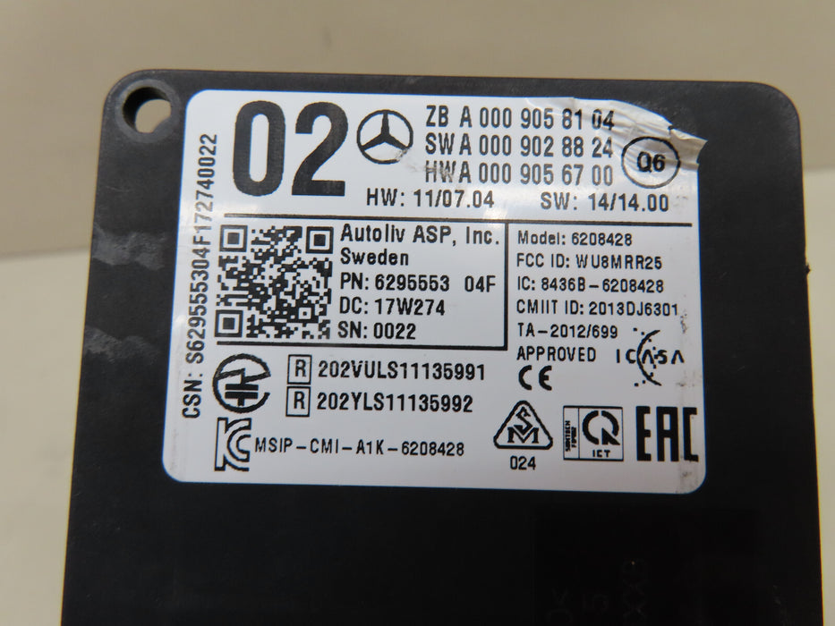 2014-2021 MERCEDES-BENZ S/C CLASS BLIND SPOT SENSOR MODULE OEM