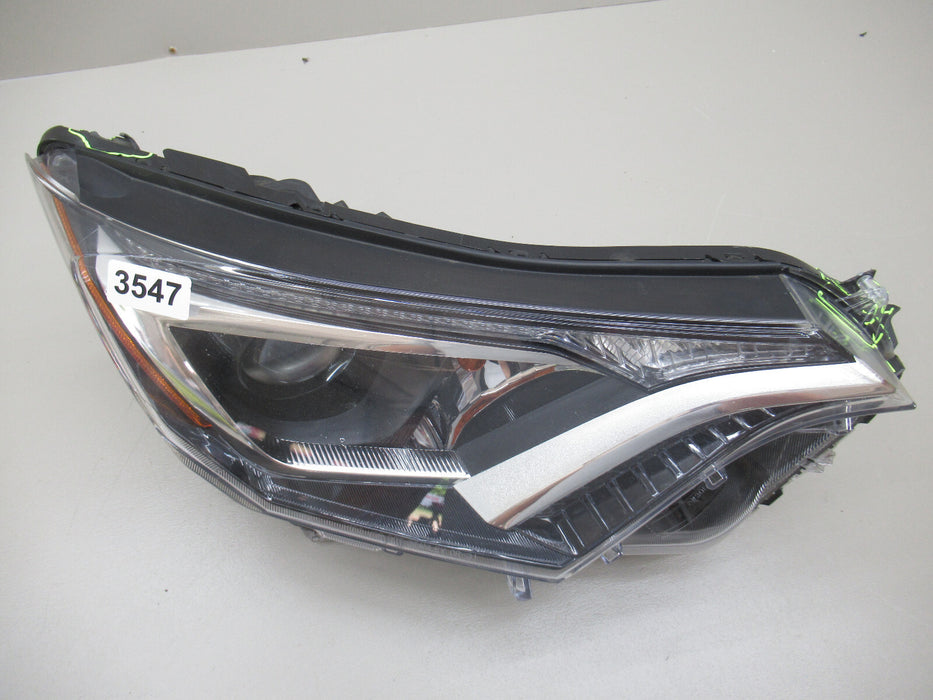2016 2017 2018 TOYOTA RAV4 LED HEADLIGHT RIGHT SIDE RH  OEM