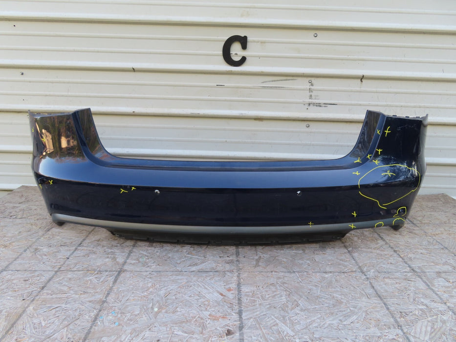 2013-2015 AUDI S6 SEDAN REAR BUMPER COVER W/ LOWER VALANCE PANEL OEM 4G5807511N