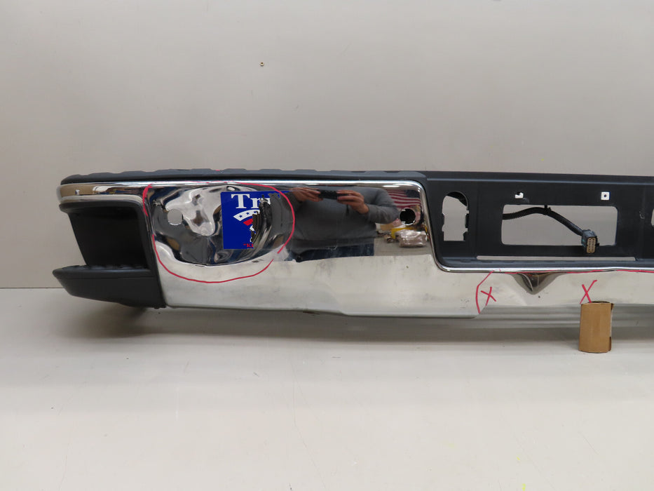 2014-2019 GMC CHEVROLET SILVERADO/SIERRA 1500 REAR BUMPER METAL OEM