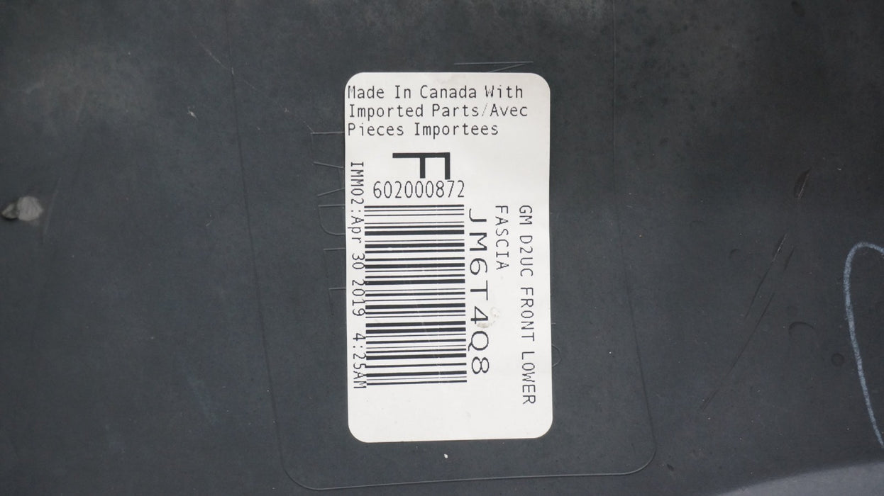 2018-2021 CHEVROLET EQUINOX FRONT LOWER BUMPER VALANCE PANEL OEM 84150755