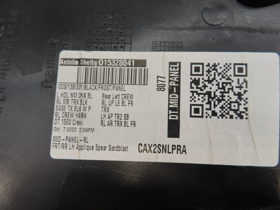 2019-2023 DODGE RAM 1500 LARAMIE REAR LEFT DRIVER INTERIOR DOOR PANEL OEM