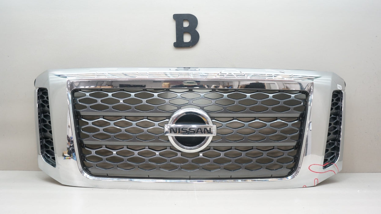 2016-2019 NISSAN TITAN XD FRONT RADIATOR GRILLE GRILL 62310-EZ20A OEM