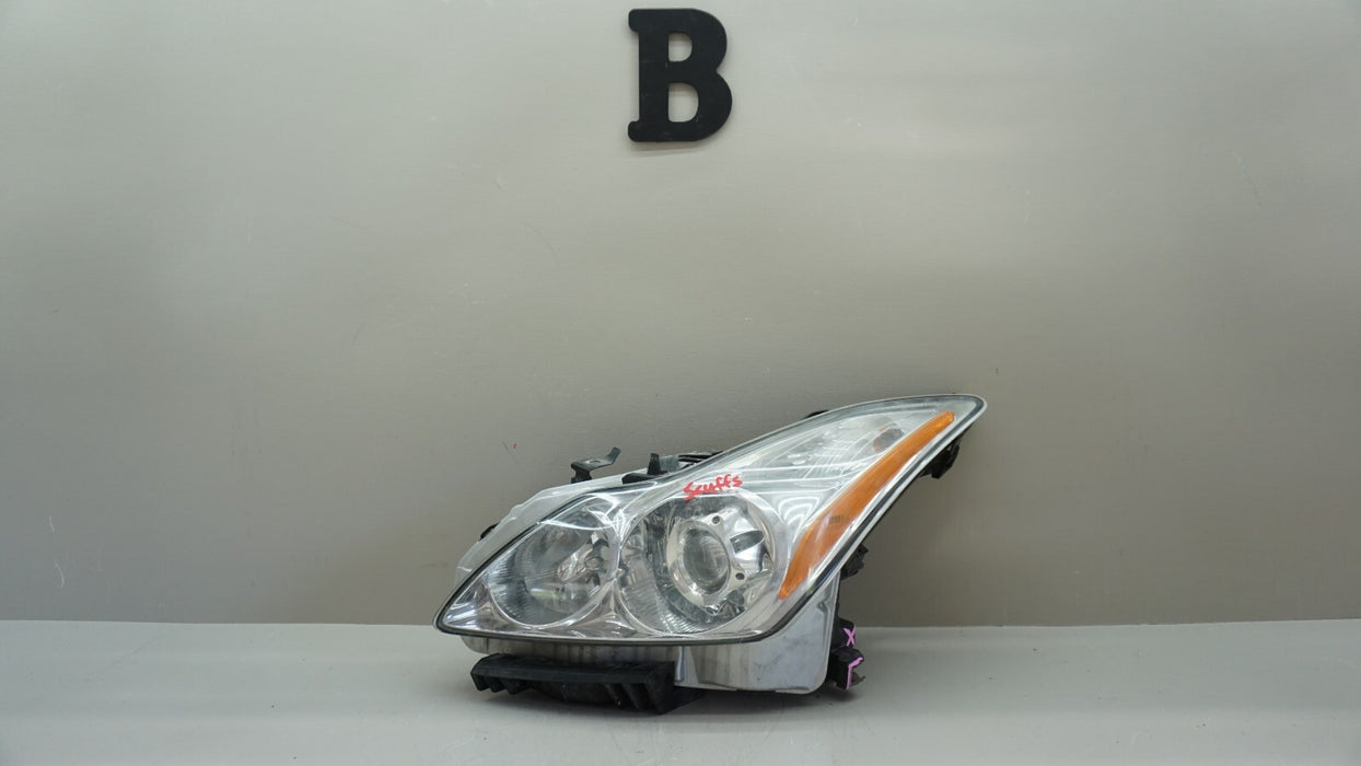 2011-2013 INFINITI G37 COUPE FRONT LEFT DRIVER SIDE HEADLIGHT LAMP HID XENON OEM